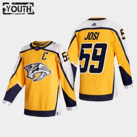 Nashville Predators Roman Josi 59 2020-21 Reverse Retro Authentic Shirt - Kinderen